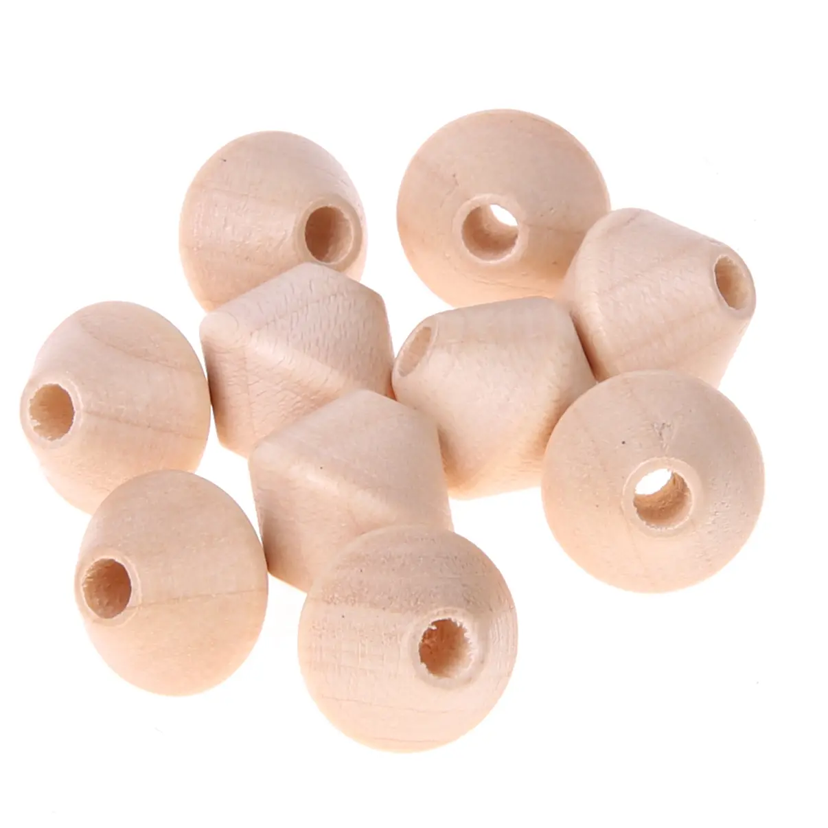Spinning top beads 12mm - 25 pieces raw 58 in stock 