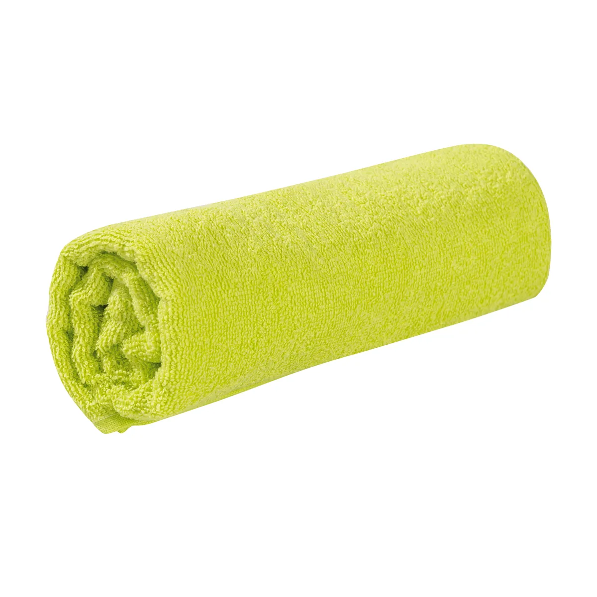 Handtuch, Frottee, Stofftuch, Gästehandtuch, Unifarben, Handtuch, Frottee, Neongrün, Rolltuch, Baumwolle