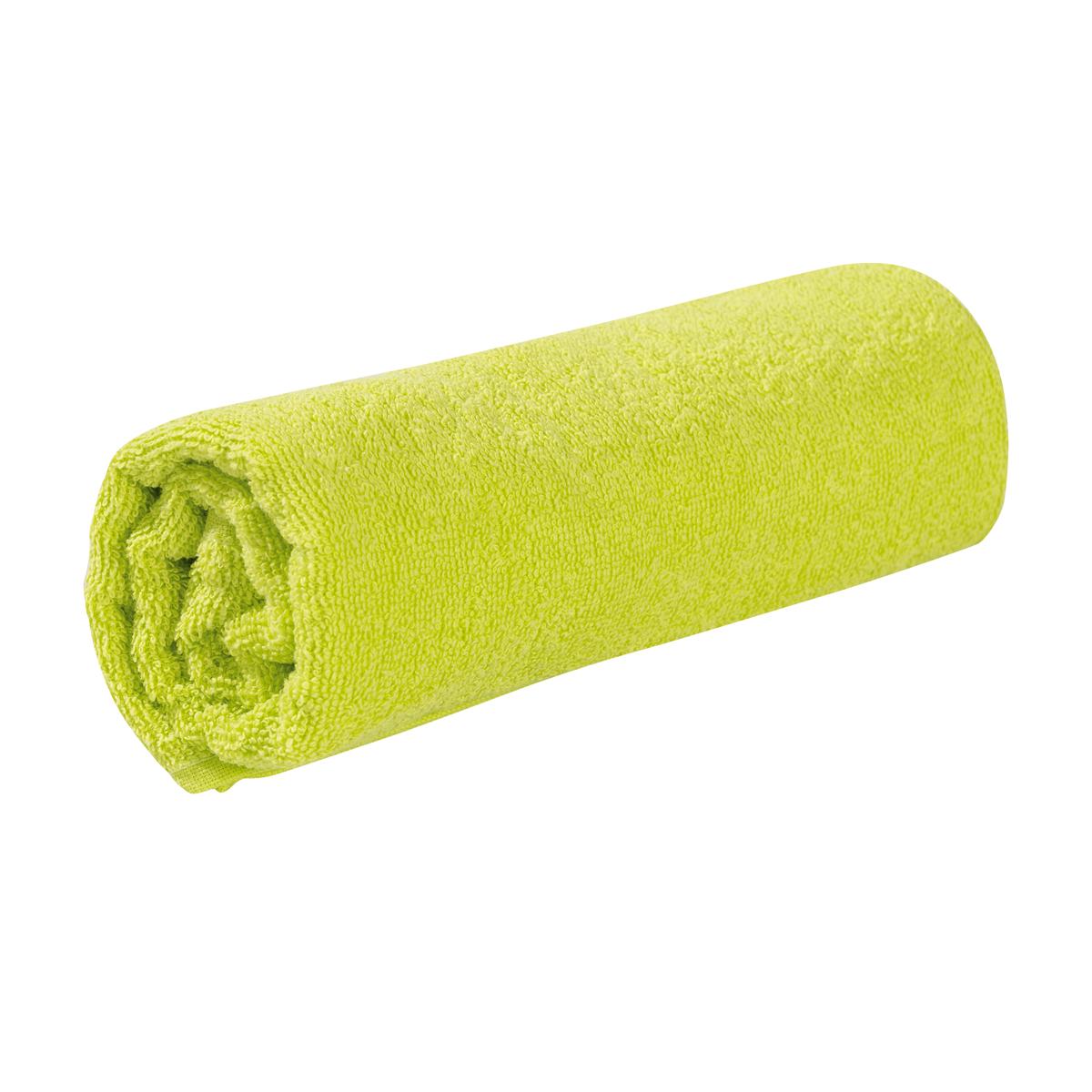 Handtuch, Frottee, Stofftuch, Gästehandtuch, Unifarben, Handtuch, Frottee, Neongrün, Rolltuch, Baumwolle