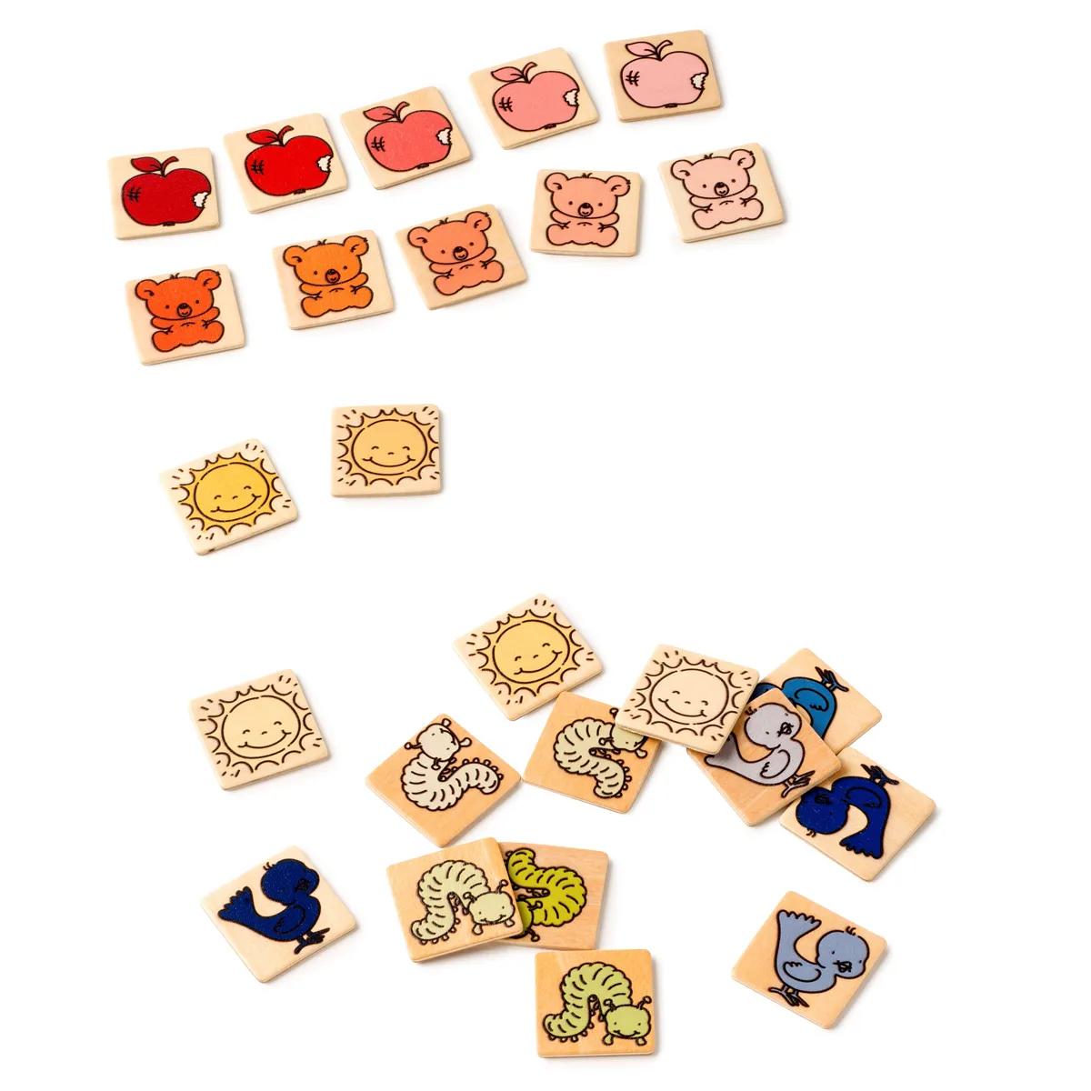 holzspielzeug, kinderspielzeug, karten, sonne, tieren, Holzspielzeug, Tiermotive, Tiere, Sonne, Katzentier