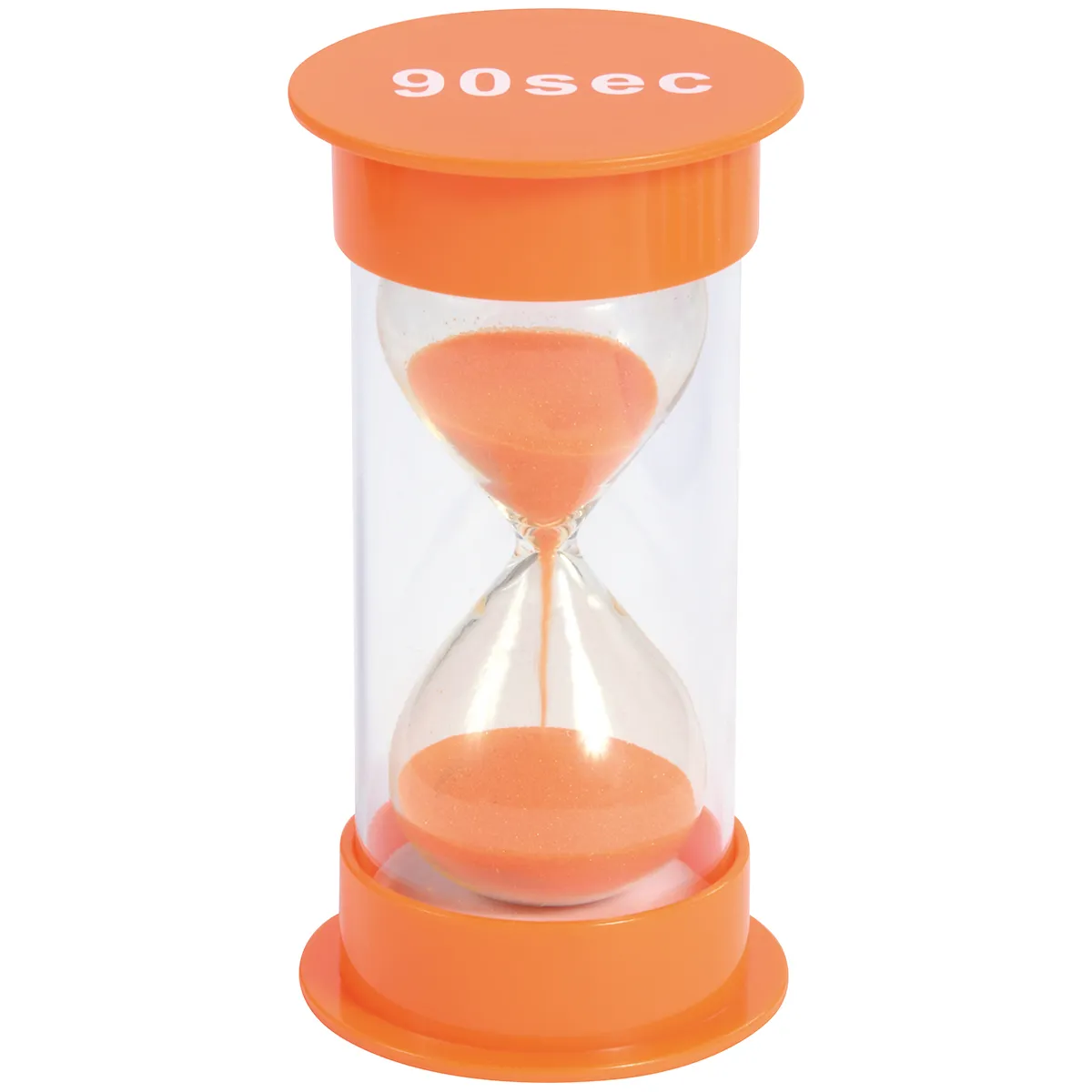 Sanduhr, Stundenglass, orange, Timer, Sanduhr mit Sand, hourglass, sand, orange, glossy, timer