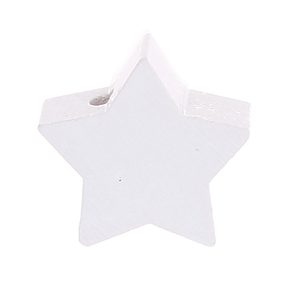 Star motif bead white 303 in stock 