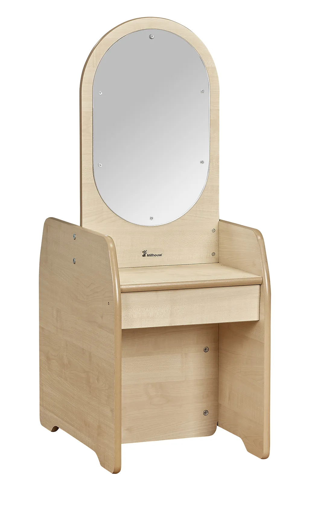 Jugendstil, Schminktisch, Spiegel, Holz, Naturholz, holz, holzstuhl, schminktisch, spiegel, kleinmöbel