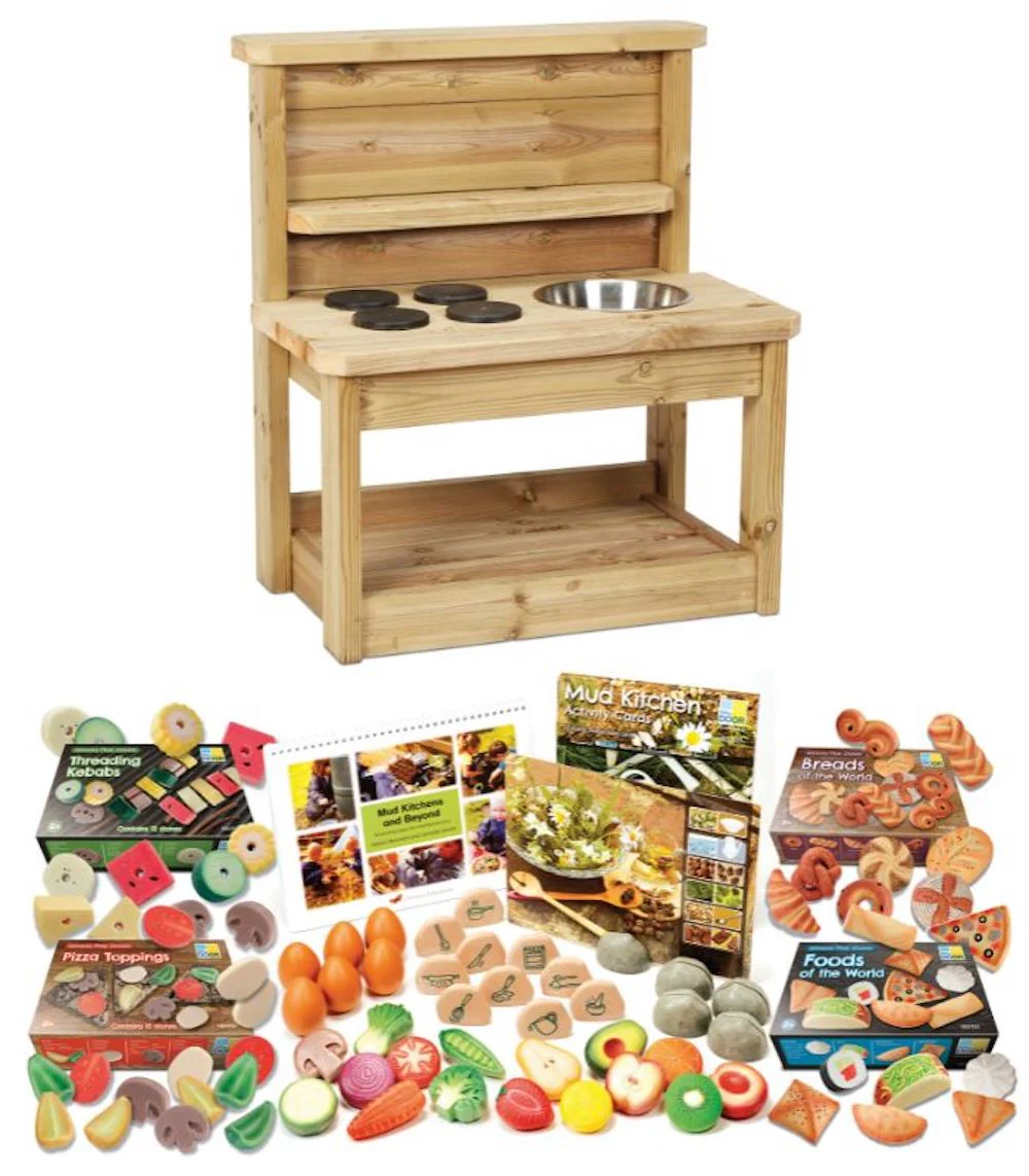 Kleine Matschküche plus Matschküchen-Set PT1143