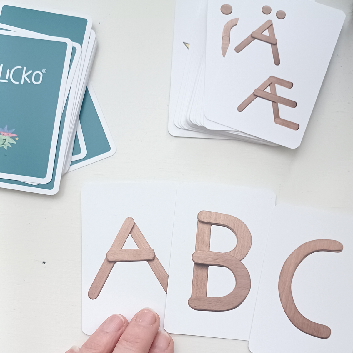 Holzbuchstaben, Alphabetkarten, Holzbuchstaben Set, Kinder lernen, Bildungsspiel, Lernkarten, ABC Karten, Holzbuchstaben, Bildkarten, Alphabet Lernset