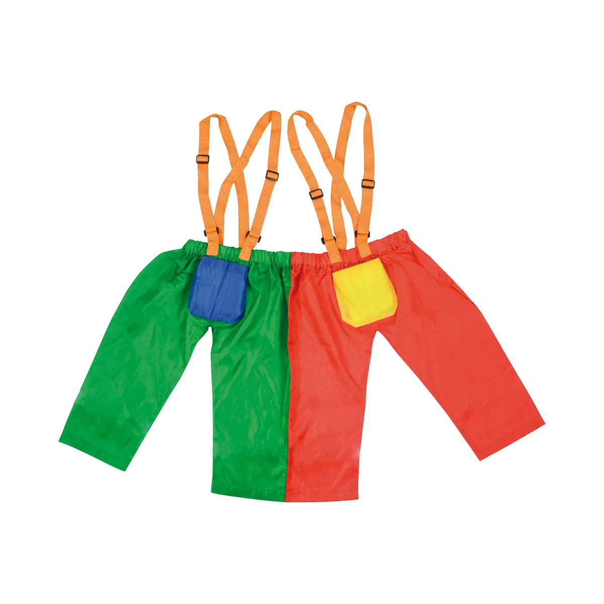 Farben, Hose, Gurtstraps, Multicolor, Überwurf-Design, Regenbogen-Hose, Hose, Strapshose, Bunte Trägerhose, Regenbogenfarben