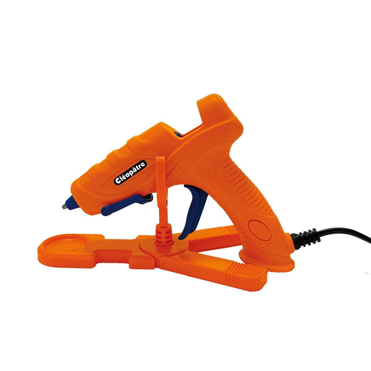 Heißklebepistole, Klebestoffpistole, Orange, Werkzeug, Schnellhefter, Heißklebepistole, Orangene Klebepistole, Klebstoffpistole, Schraubbasis, elektrisch