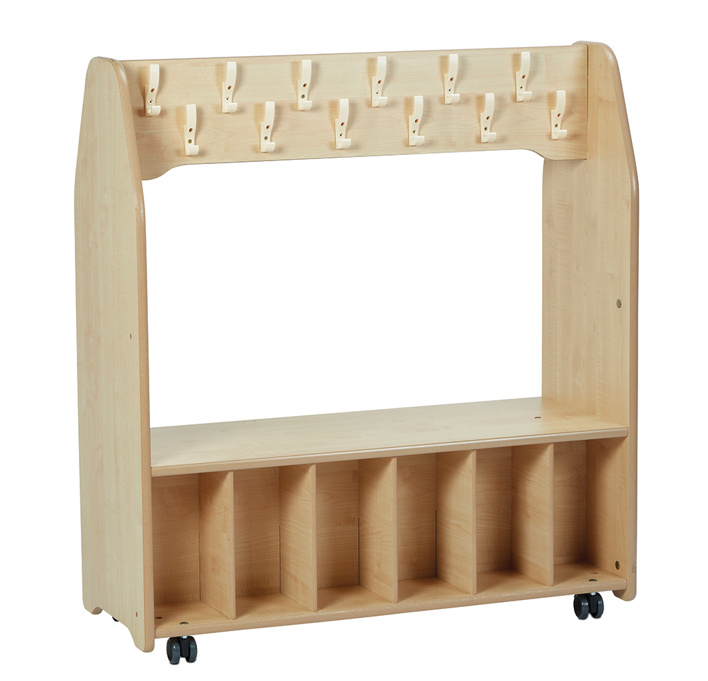 Holzregal, Aufbewahrung, Hakenleiste, Mobil, Kellnerwagens, Holz Regal, Schuhregal, Schrittregal, Aufbewahrungseinheit, Hakenleiste