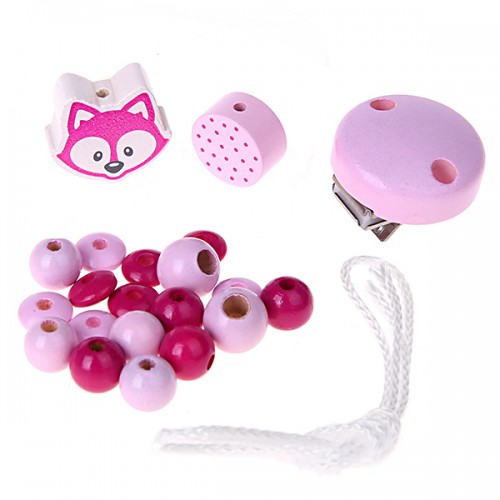 Pink pacifier chain craft kit IV