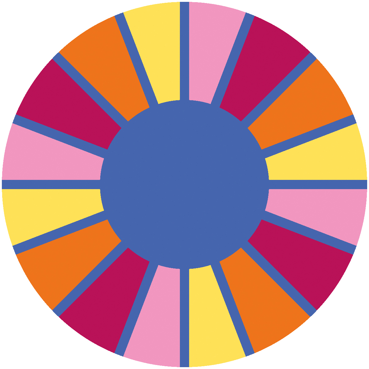 farbrad, sonnenrad, spielfeld, kachel, bunt