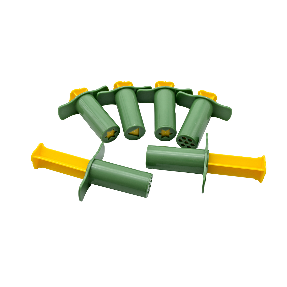 Grillrohrspieße, Grillspieße, Grillzubehör, Grün, Gelb, kinder spielzeug, knete, grüne rolle, gelb, windenspiel
