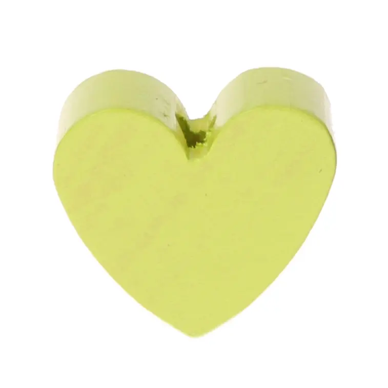 Heart motif bead (mini) lemon 506 in stock 