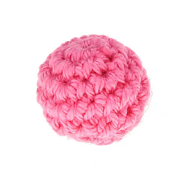 Häkelperle 20mm babyrosa 235 auf Lager