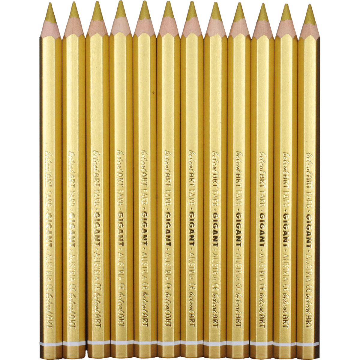 Bleistifte, Goldene Farbe, Runde Spitze, Holzbleistift, Set