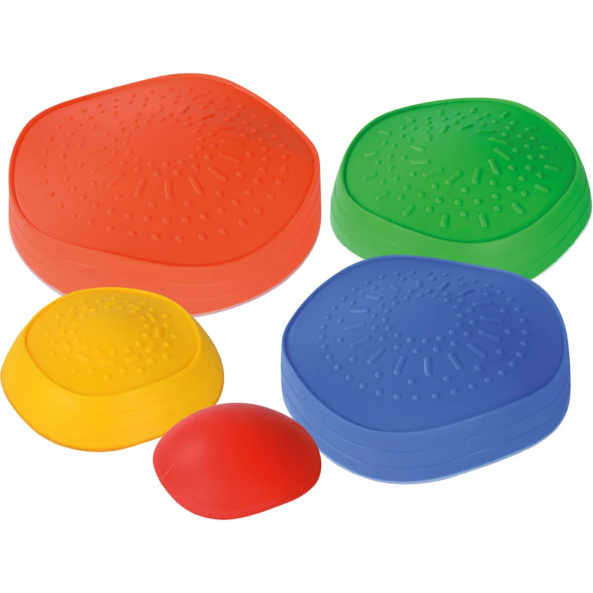 Spielbrett, Stapelwürfel, Gummi, Rutschfest, Kinder-Training, Sortier-Kis, Streuer-Deckel, Gummi-Pads, Ringe-Spinner, Kunststoffformen