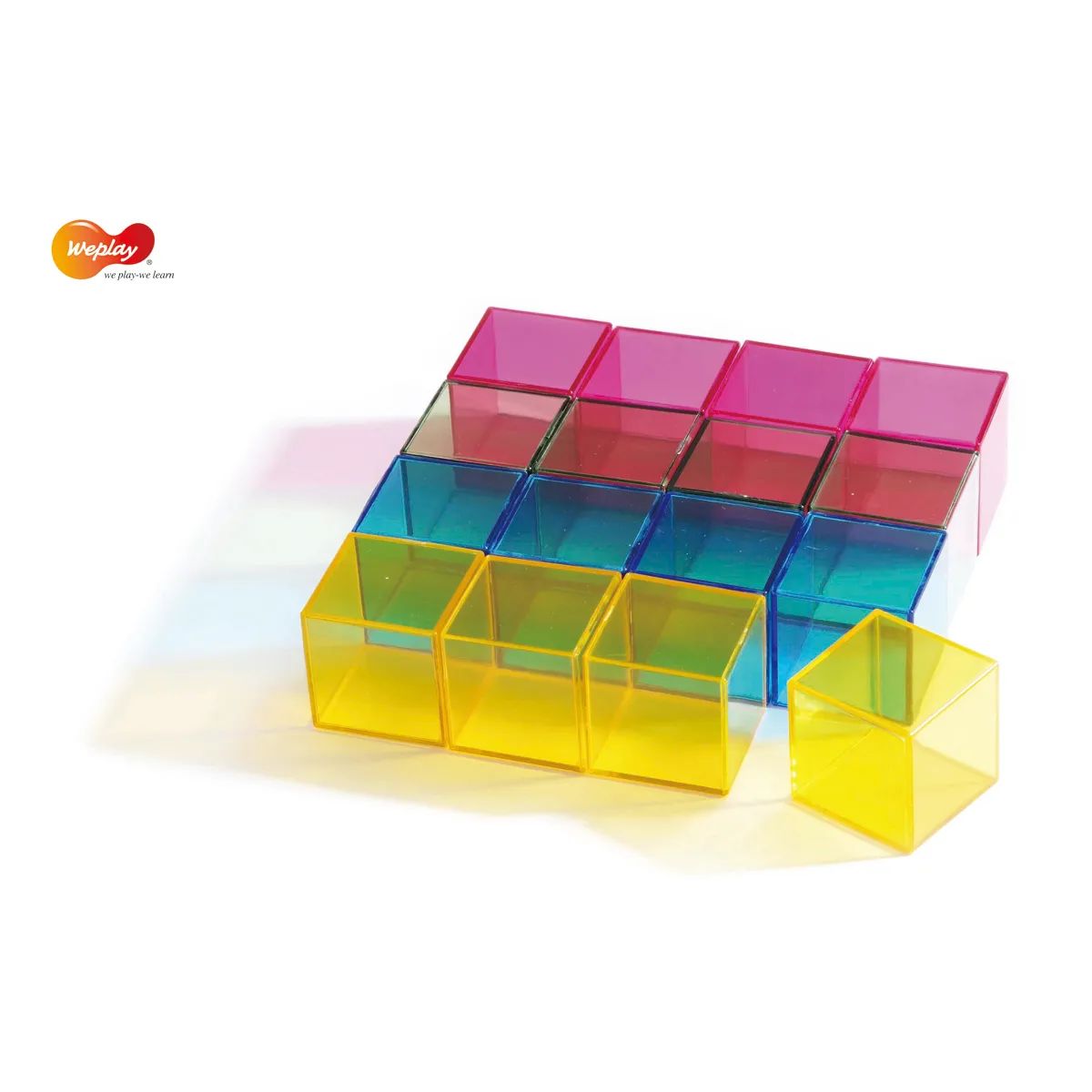 transparenzwürfel, bunte blocke, glaswürfel, stapelbare würfel, spielzeugwürfel, transluzente Würfel, Farbblöcke, quadratische Behälter, Stapelwürfel, buntes Set