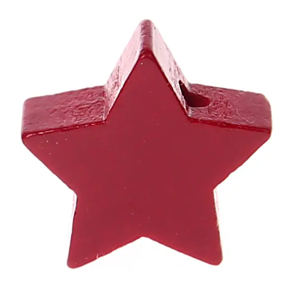 Motivperle Stern mini bordeaux 1089 auf Lager