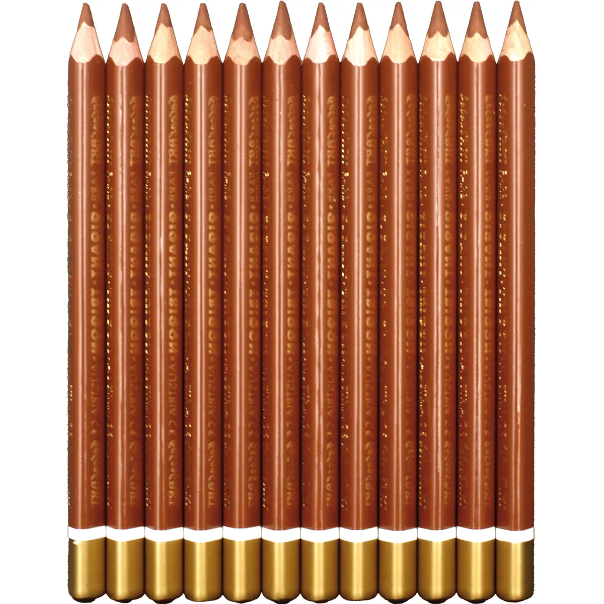 Bleistifte, Holzbleistifte, Roter Bleistift, Mini Bleistifte, Goldspitze, Bleistifte, Buntstifte, Holzstifte, Kunstbedarf, Rückseite Gold“