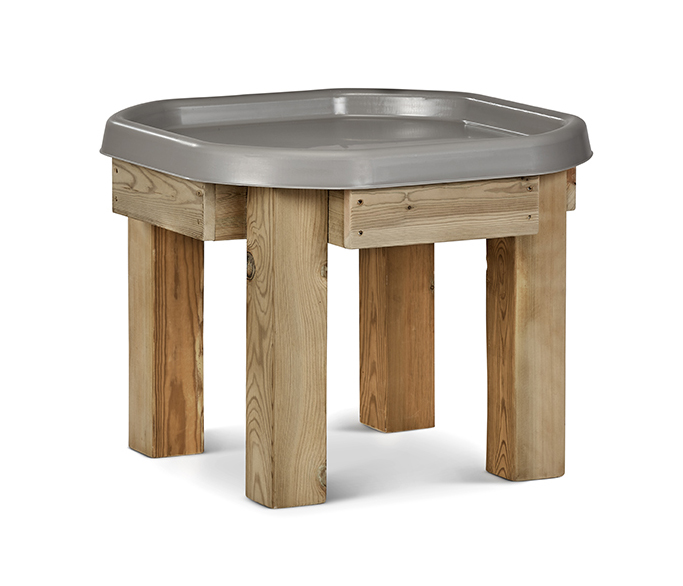 Holztrettisch, Waschbecken-Tisch, Beckenstandtisch, Holzplatte, Gartenwerkzeugtisch, wooden stool, holzstuhl, wooden table, holztable