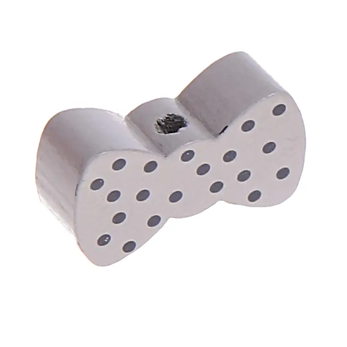 Bow motif bead light gray 384 in stock 