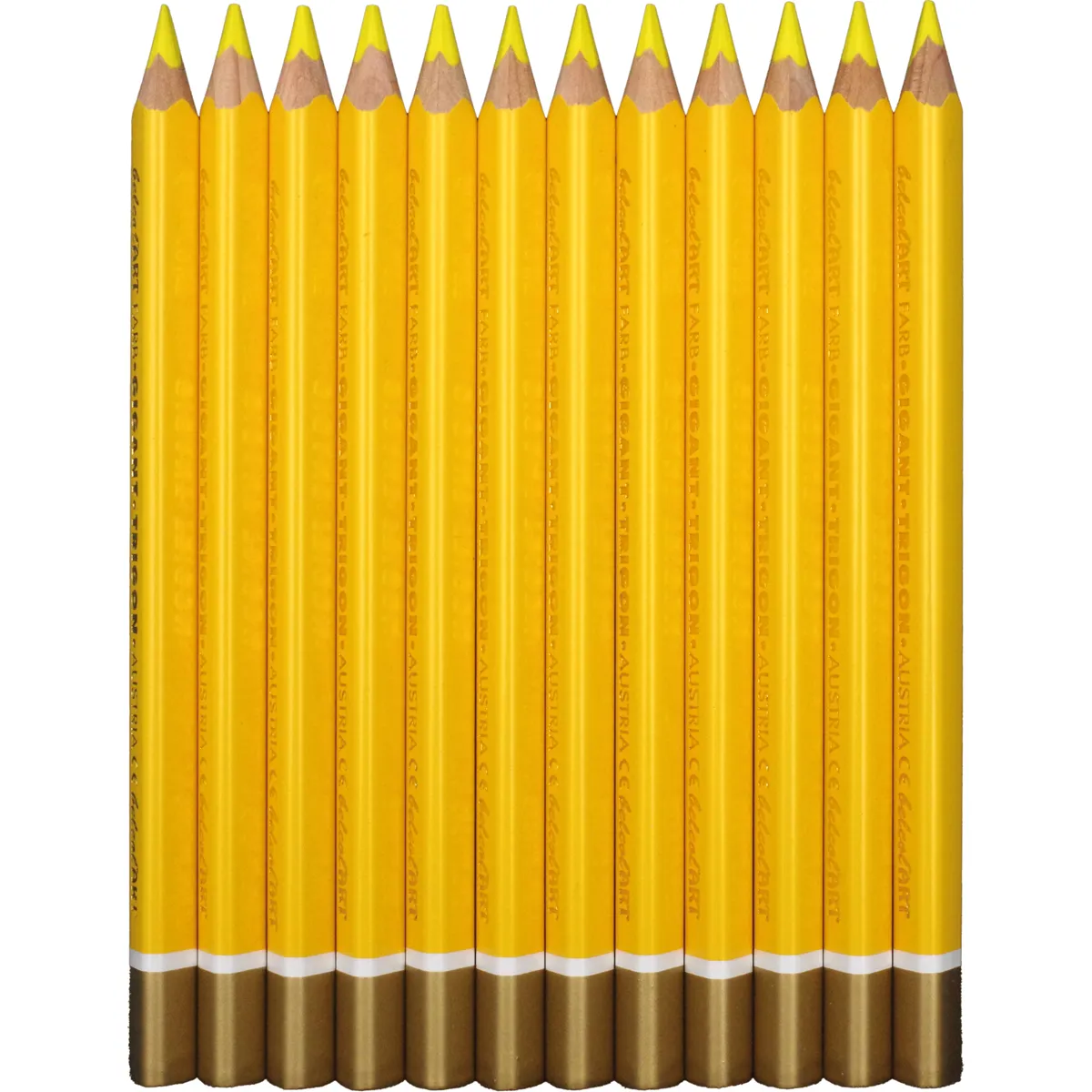 Bleistifte, Gelb, Holzbleistift, Rundkörper, Schwarzbrauner Radiergummi, Bleistifte, Gelb, Holz, Rundhülse, Schulbedarf