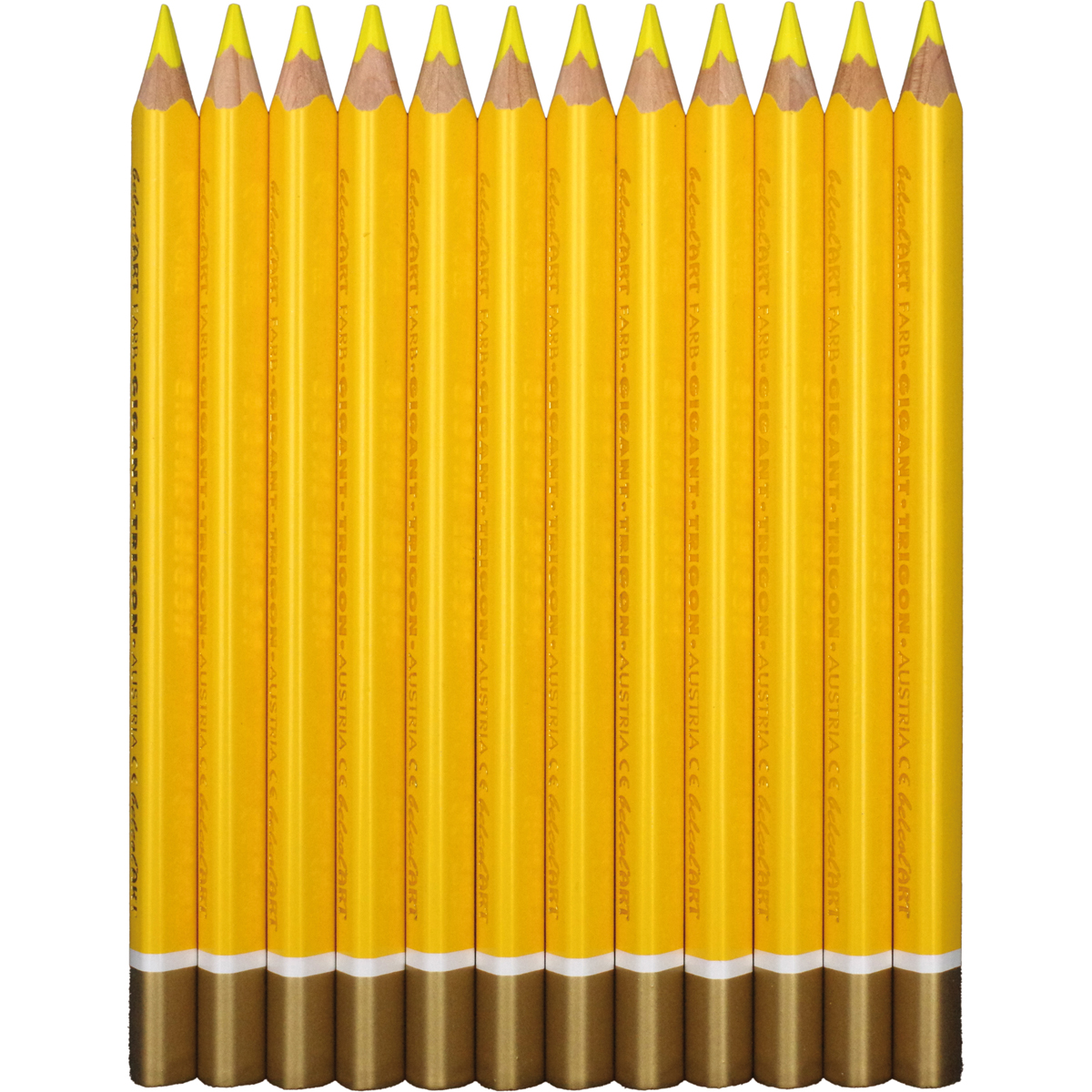 Bleistifte, Gelb, Holzbleistift, Rundkörper, Schwarzbrauner Radiergummi, Bleistifte, Gelb, Holz, Rundhülse, Schulbedarf