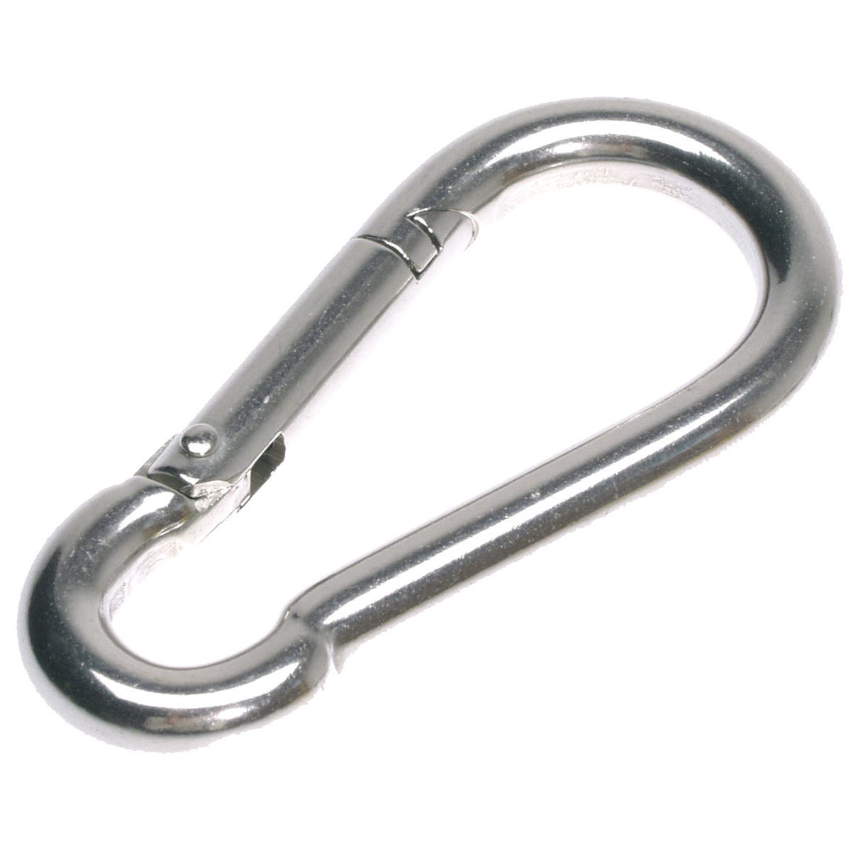 karabiner, stahl, edelstahl, u-karabiner, schraubverschluss, karabiner, metall, silber, schleife, clip