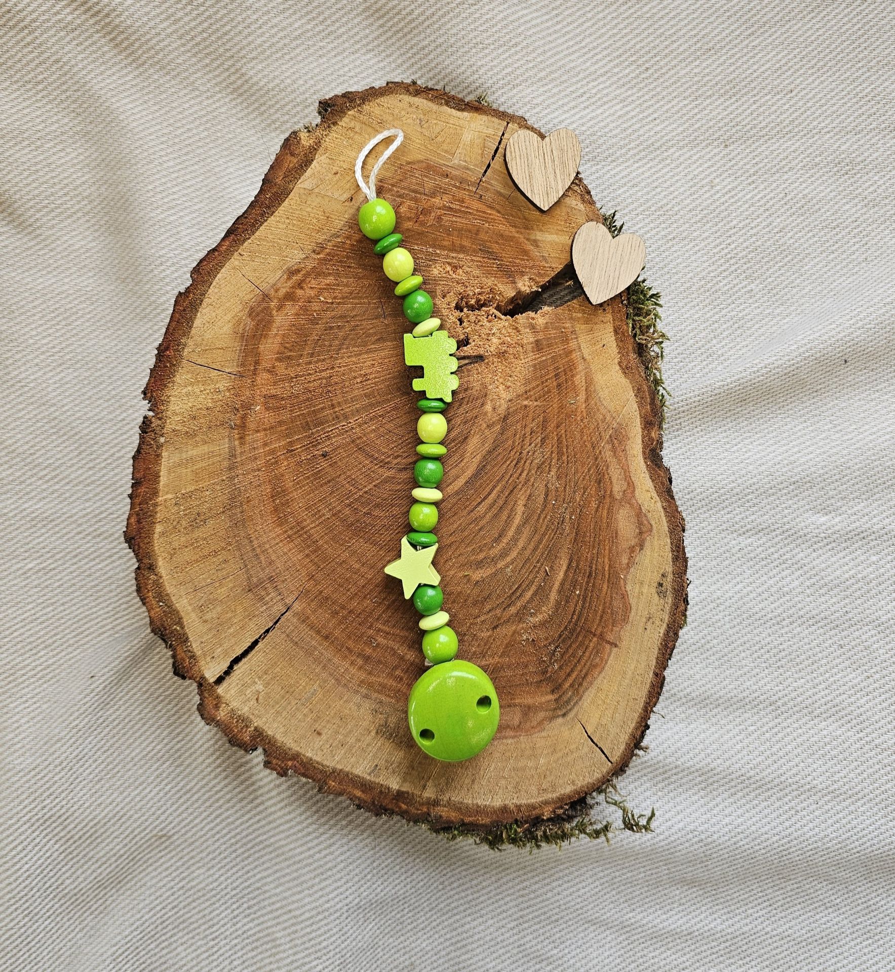 Bastelset Schnullerkette Grün III