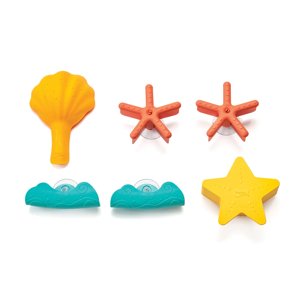 Schwimmspielzeug, Sea Shell, Starfish, Wellenbrecher, Wasser-Spielzeug, Meeresfrucht-Schale, Stern-Figur, Wellen-Form, Kunststoffspielzeug, Sammelspielzeug