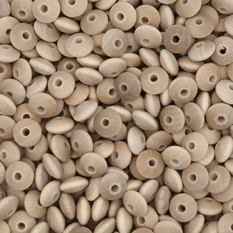 Wooden lenses 14mm - 50 pieces raw 54 in stock 