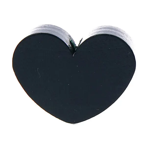Motif bead shaped bead heart large dark green 910 in stock 