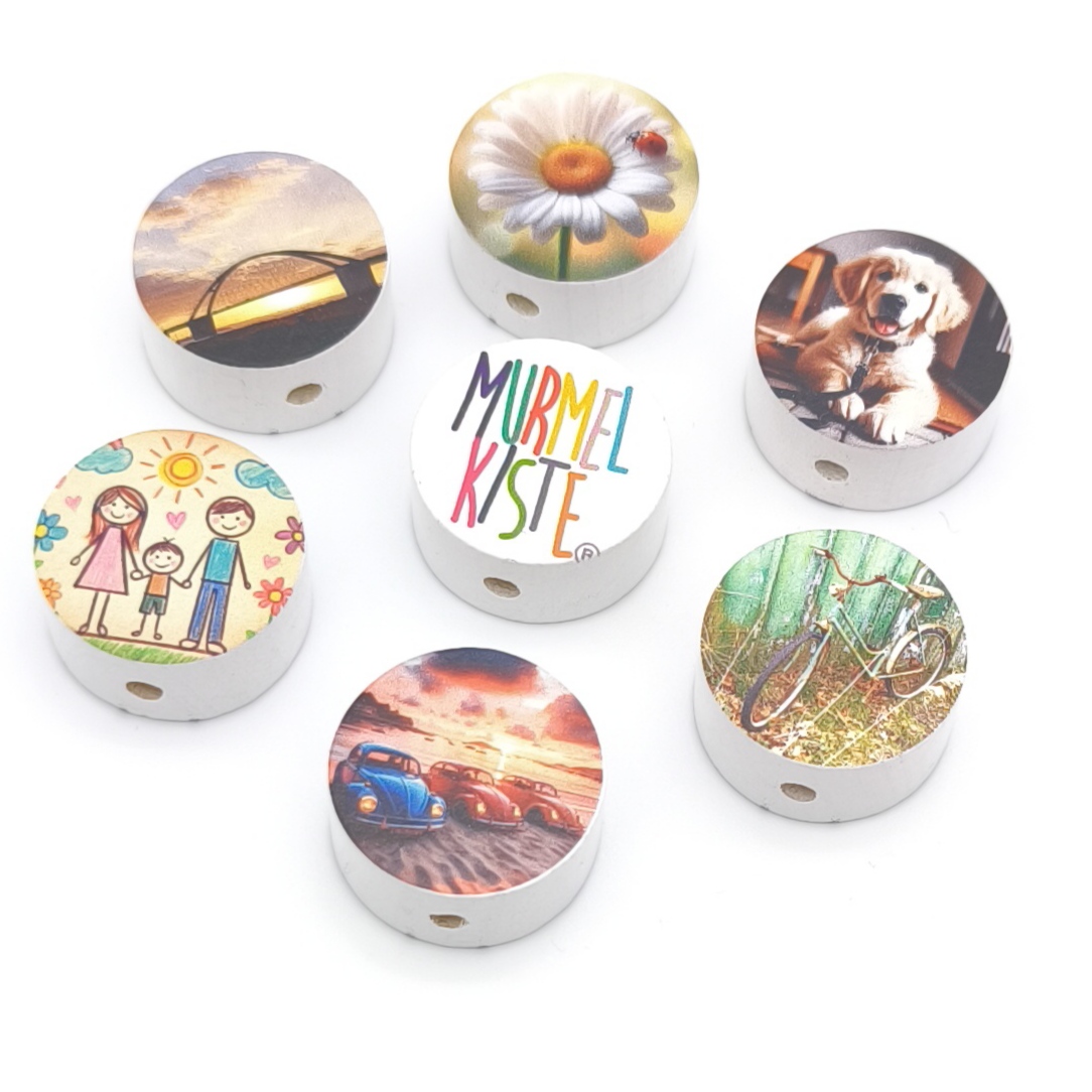 Your photo on a bead - Photo motif bead