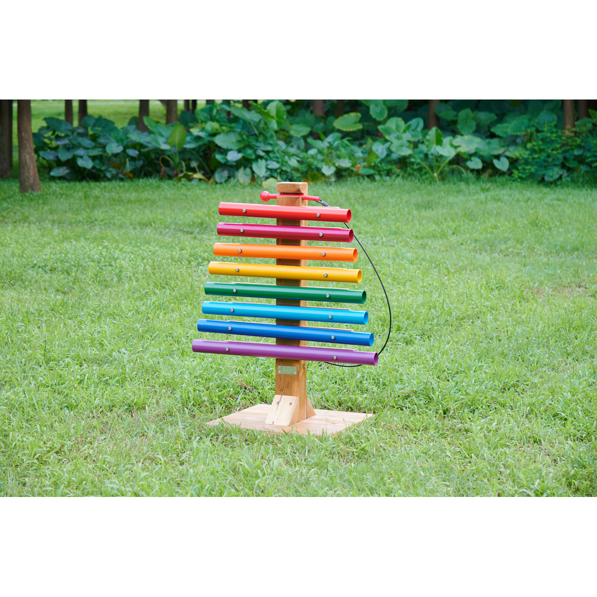 Glockenspiel, Kinderinstrument, Holzspielzeug, Regenbogenfarben, Outdoor-Spielzeug