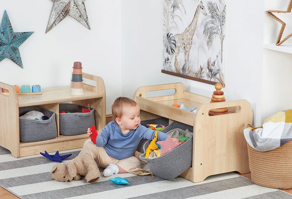 Kinderzimmer, Spielzeugaufbewahrung, Holzbetten, Kuscheltiere, Puppen-/Spielzeugkorb, Kinderzimmer, Holzspielzeug, Wäschekorb, Spielzeugbox, Baby