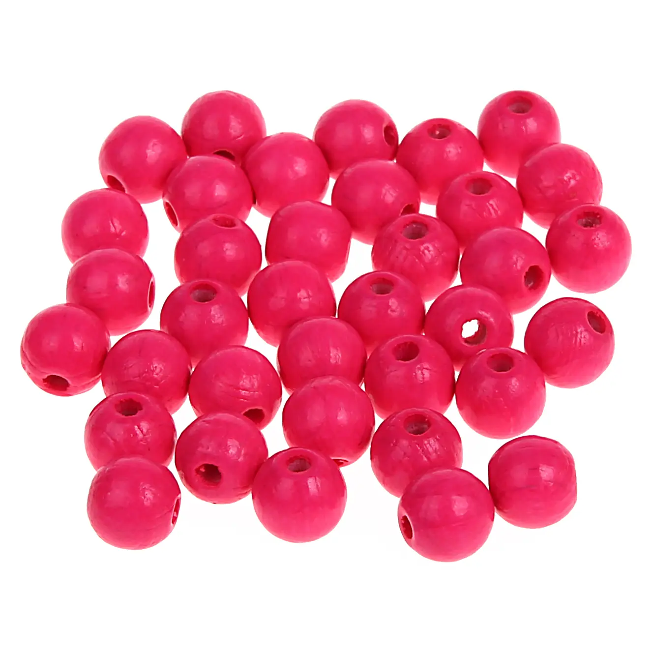 Neonperlen 8mm • 50 Stück neon-pink 16 auf Lager