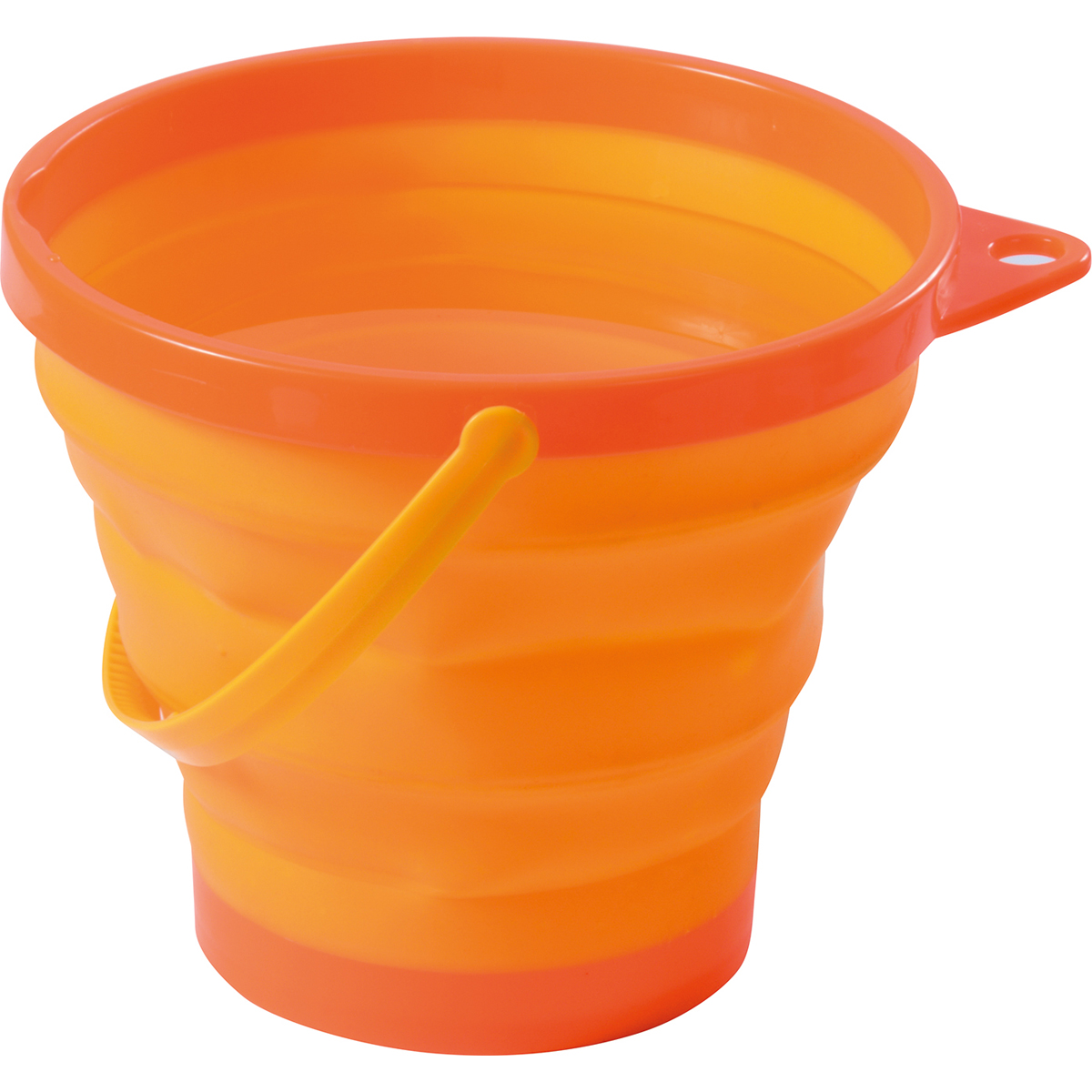 Eimer, Kleiner Eimer, Kunststoff, Orange, faltbar, Tasche, Bucket, Kübel, Foldbar, Sommer