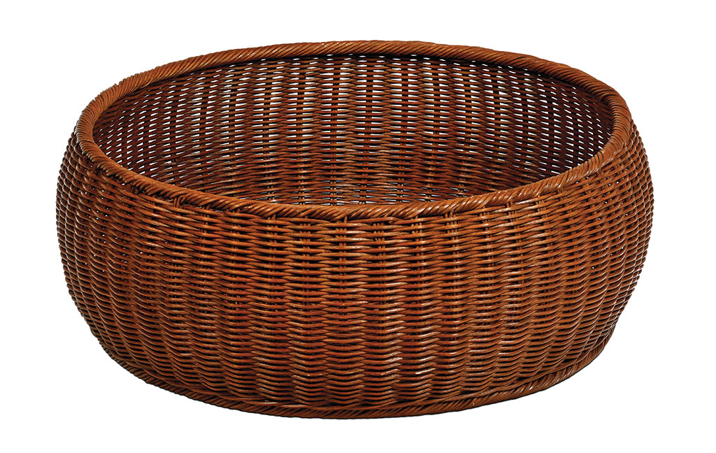 Wicker basket, Basket, Round basket, Rattan, Storage basket, Wäschekorb, Korb, Rattan, Rattankorb, Aufbewahrung
