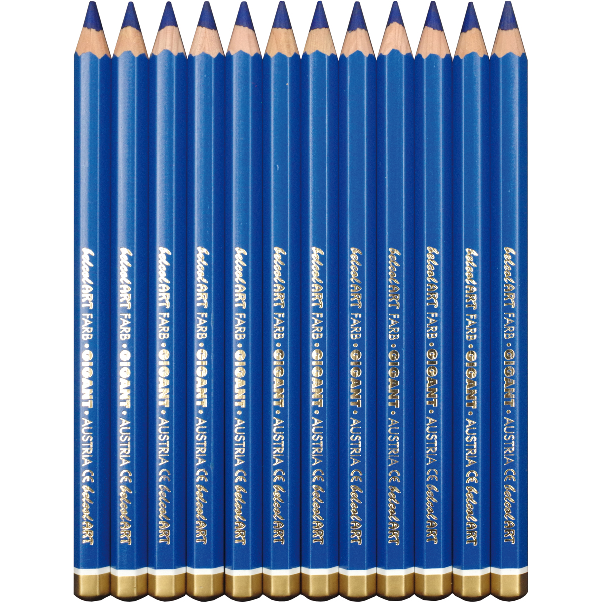 Bleistifte, Buntstifte, Holzstifte, blau, Austria