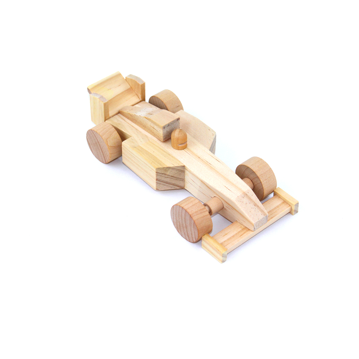 Holzauto, Holzspielzeug, Kleinkind Spielzeug, Rennwagen, Naturholz