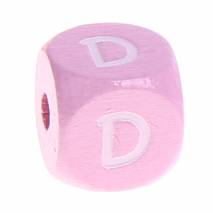 Holzbuchstaben Rosa 10 mm x 10 mm D 742 auf Lager