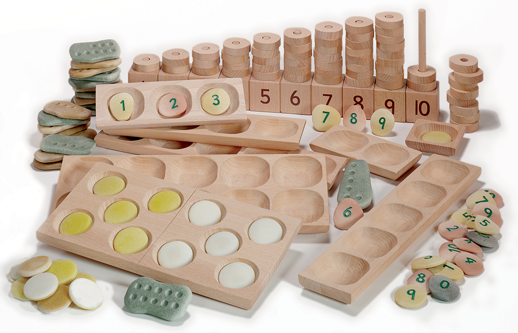 holzspielzeug, rechenhilfe, matte, zahlen, mosaik, Holzspielzeug, Zählspiel, Korkenwürfel, Mathematikspiel, Würfelboard