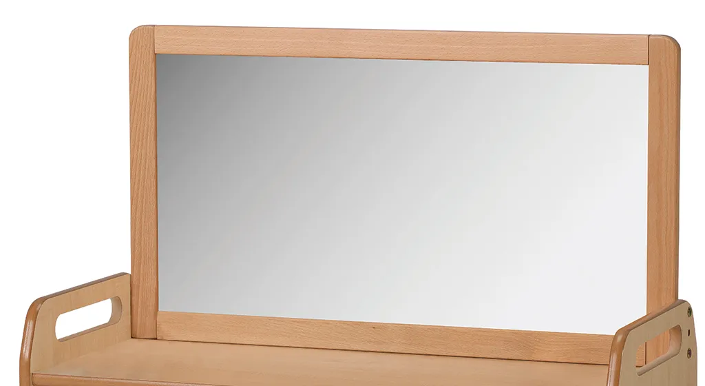 holz, rahmen, spiegel, tischspiegel, holzrahmen, holz, spiegel, klein, tischspiegel, rahmen, holzspiegel, kabinett, Spiegel, Holzrahmen, Spiegel mit Ablage, Kleiner Spiegel, Teak/helle Holzfarbe