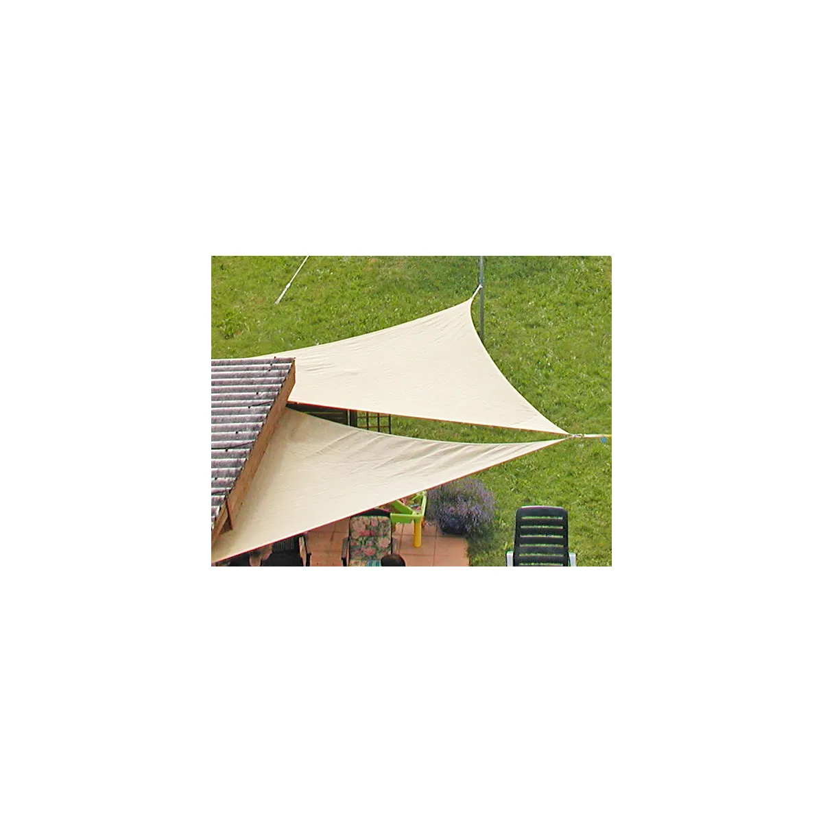 Sonnensegel, Beschattung, Garten, Stofftuch, Tarp, Sonnensegel, Schattenspender, Tarp, Garten, Bezug beige