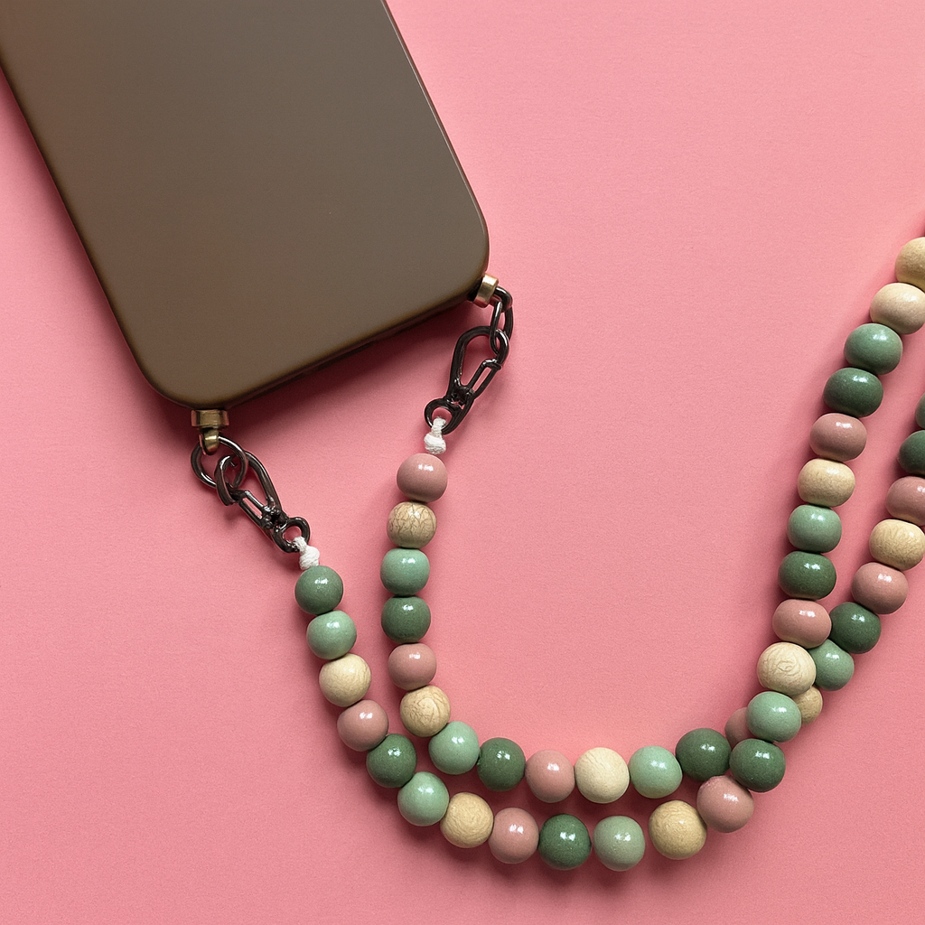 Mini-Karabiner Edelstahl • schwarz Zubehor, Schmuck, Halskette, Perle, Perlen-Halskette