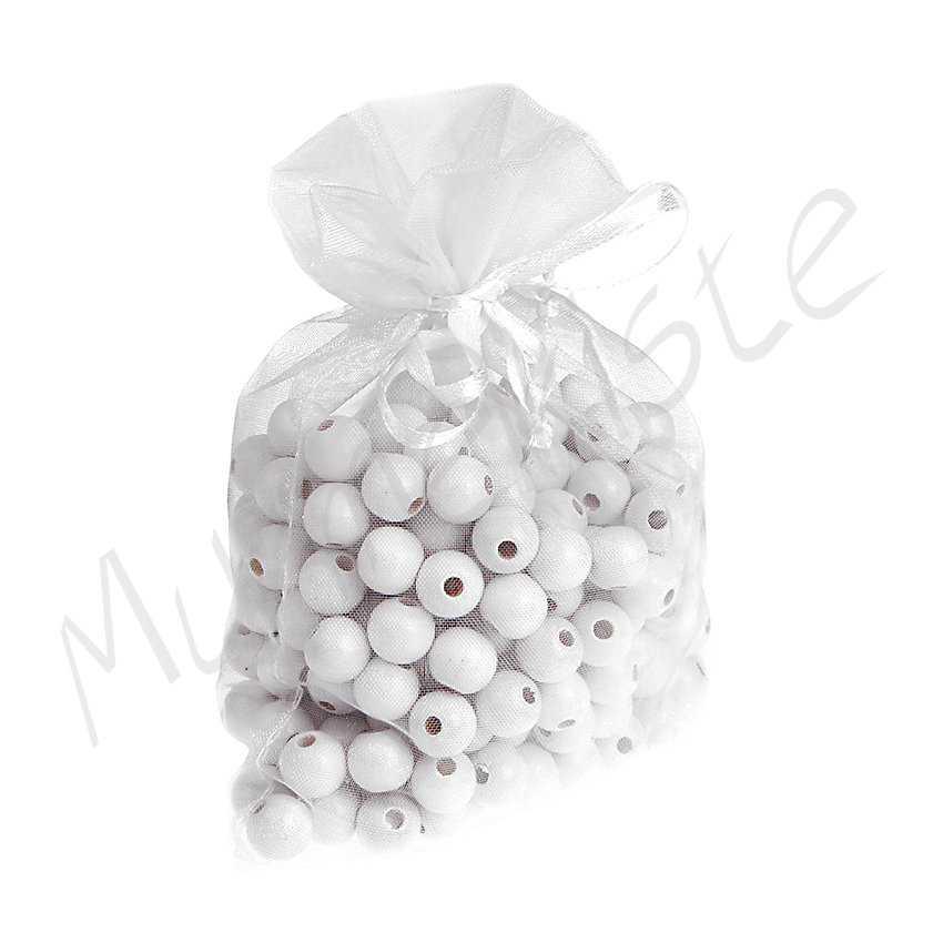 Organza bag white 295 in stock 