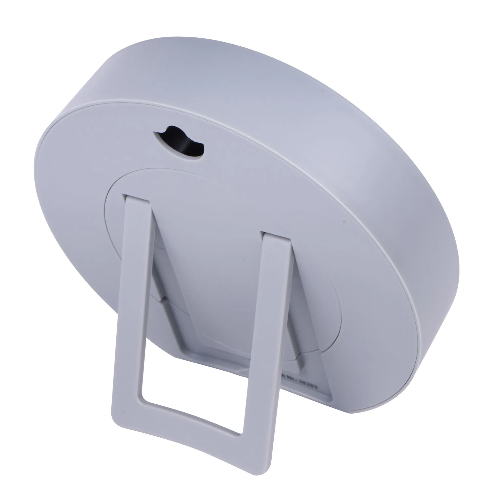 Haken, Dreieckstativ, Telefonhalter, Halterung, Runde Basis, LED-Lampe, Schreibtischlampe, USB-Lampe, Klemmhalter, Grau