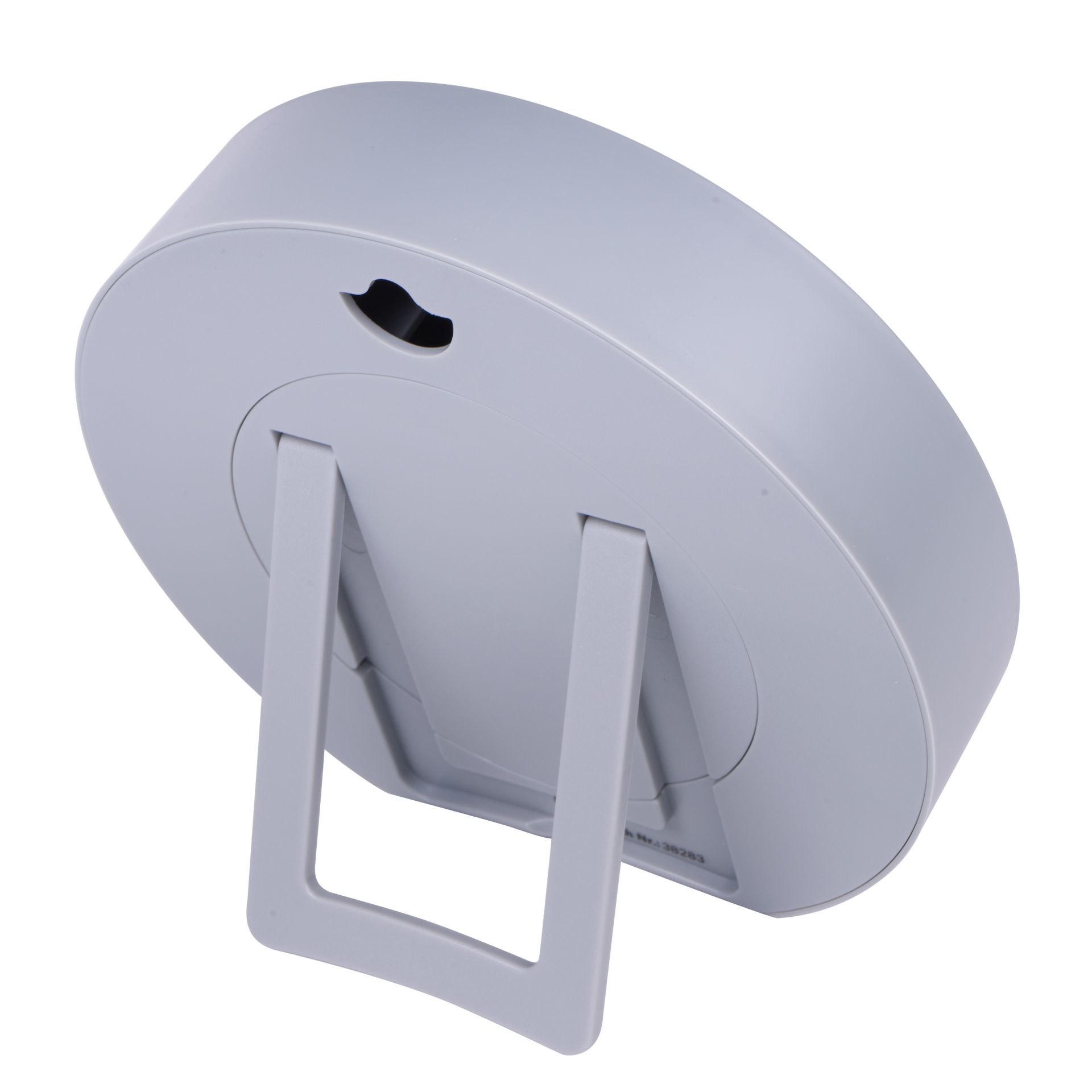 Haken, Dreieckstativ, Telefonhalter, Halterung, Runde Basis, LED-Lampe, Schreibtischlampe, USB-Lampe, Klemmhalter, Grau