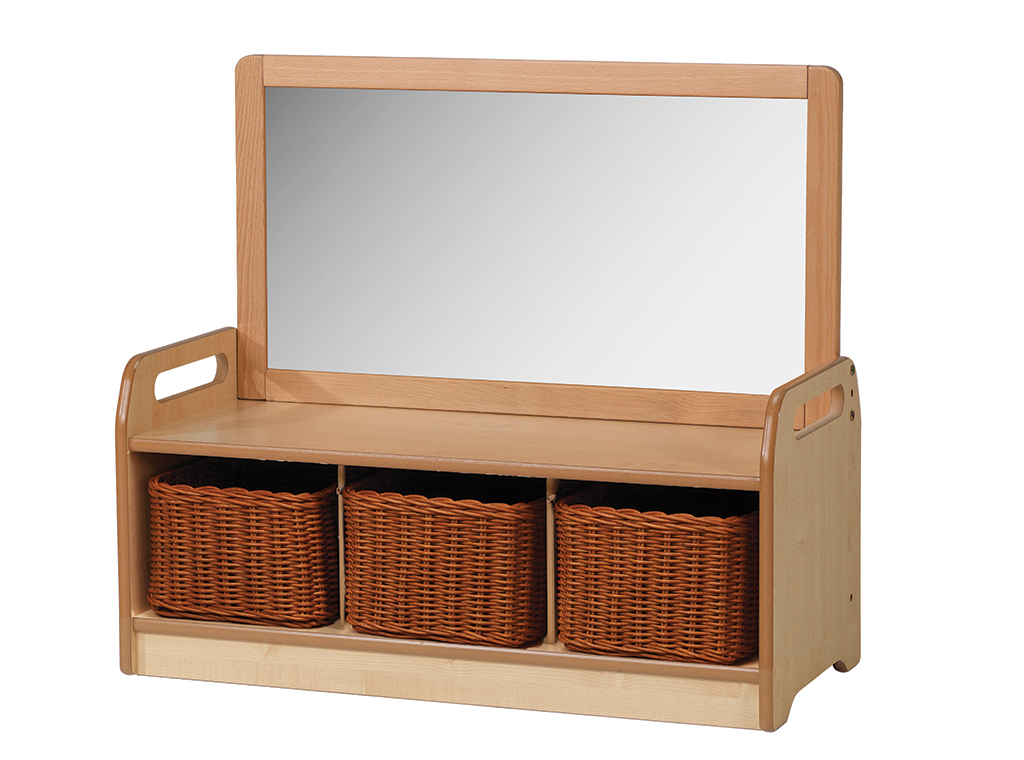 Holzkommode, Kindermöbel, Spiegelboard, Aufbewahrungskorb, Wickeltisch, Holzkommode, Wand- oder Tischspiegel, Aufbewahrungskorb, Spiegel, Holzspender?, holz, Kinder Möbel, Spiegel?, Korbbox