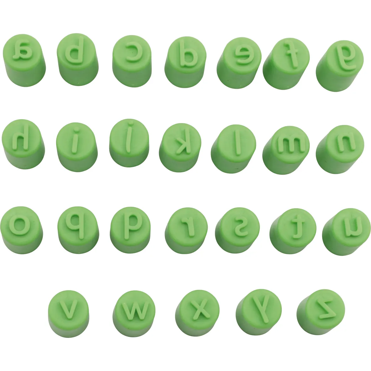 Buchstabenperlen, Grüne Perlen, Alphabet Perlen, Kunststoffperlen, Kinder Bastelset, grüner buchstaben-stempel, letter beads, grüne perlen, alphabet-stempel, kinder-bastelzubehör