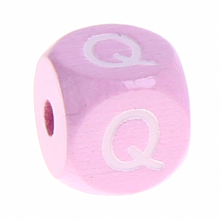 Holzbuchstaben Rosa 10 mm x 10 mm Q 261 auf Lager